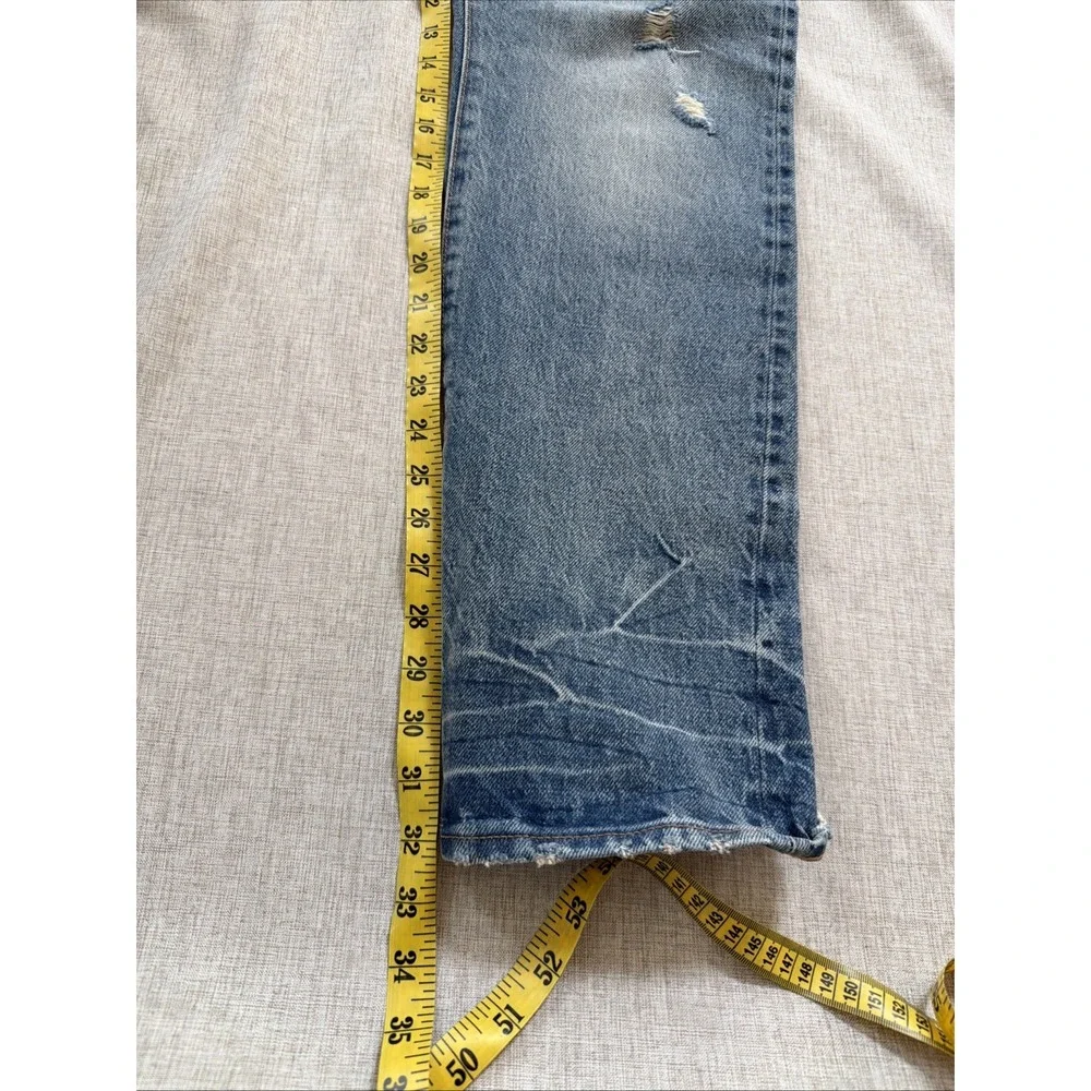 Todd Snyder Selvedge Jeans 34X32 Japanese Denim Button Fly Wash Distressed
